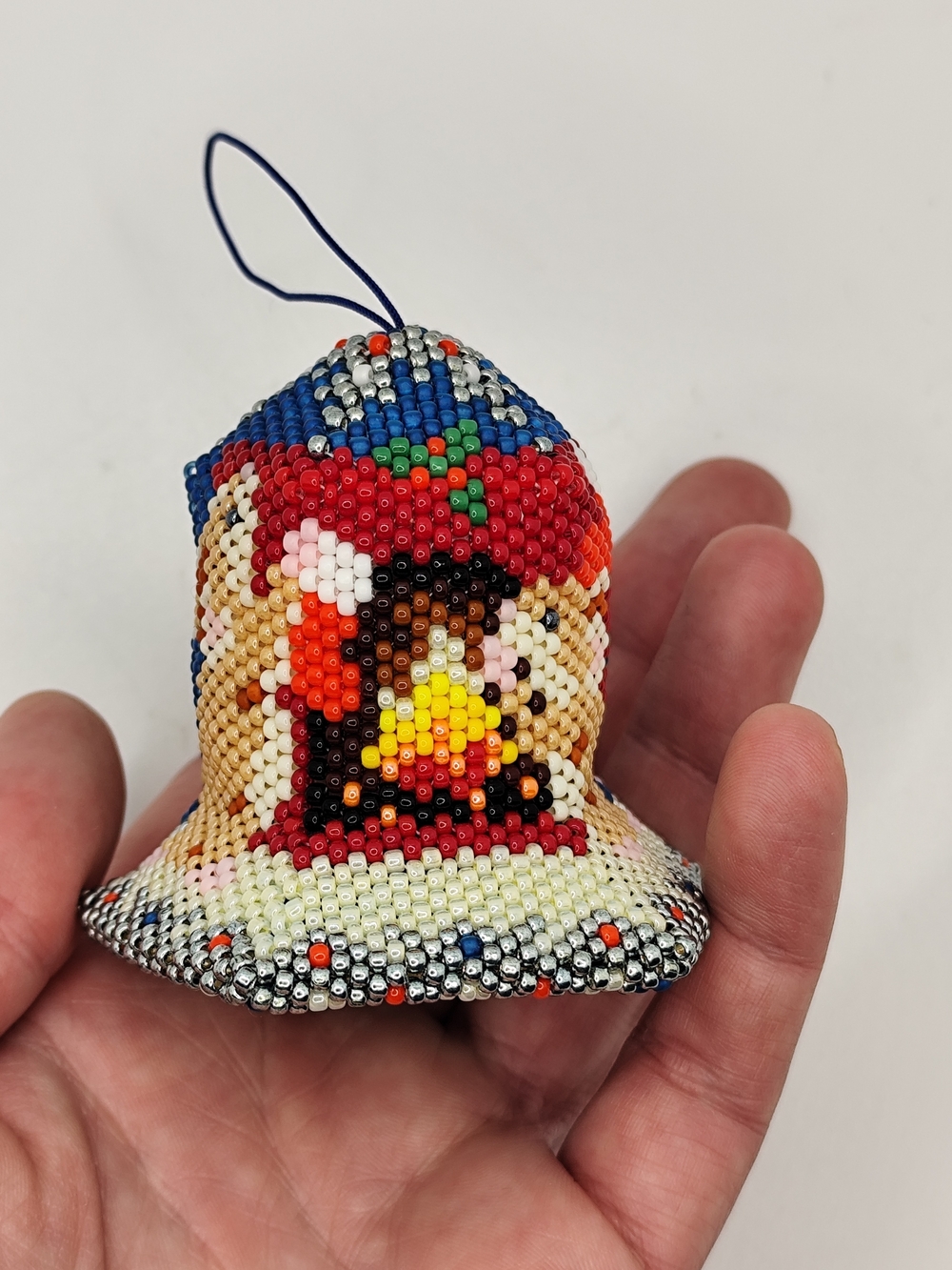Handmade Beaded Ornament - Multicolor